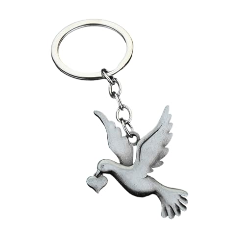 Fhkpsqkcn Stylischer Schlüsselring Mit Friedenstaube Anhänger Hauswarming Geschenk Schlüsselbund Für Frauen Modische Unisex Schlüsselkette Ornament Fhkpsqkcn Stylischer Schlüsselring Mit Friedenstaube Anhänger Hauswarming Geschenk Schlüsselbund Für Frauen Modische Unisex Schlüsselkette Ornament von Fhkpsqkcn