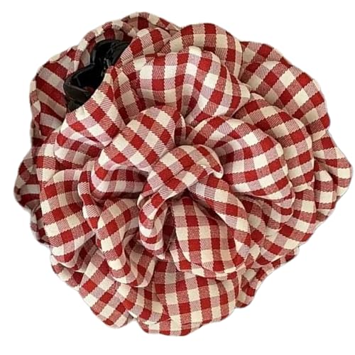 Karierte Blumen Haarnadel Antiskid Haar Barrettes Starke Grip Blumenhaarclip Für Frauen Stilvolle Haarzubehör Karierte Blumen Haarnadel Antiskid Haar Barrettes Starke Grip Blumenhaarclip Für Frauen Stilvolle Haarzubehör von Fhkpsqkcn