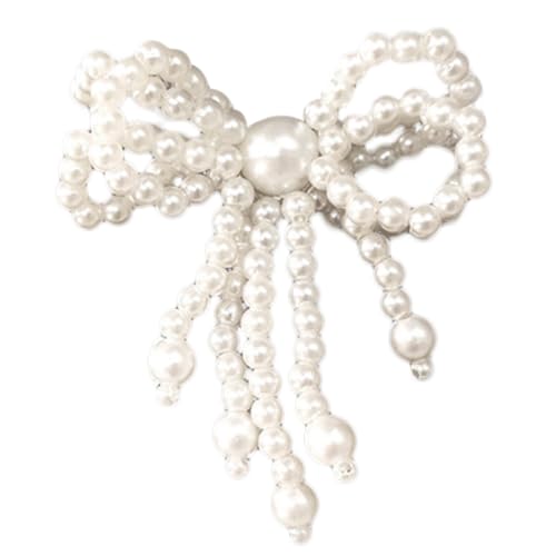 Künstliche Perlen Bowknot Haarzubehör Handgefertigtes Haarclip Making Kits Handwerk Stirnband Applikationen Nähen Kopfbedeckung Kleidungsstück von Fhkpsqkcn