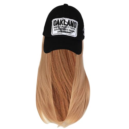 Perückenhut aus Kunstfaser, weich, verstellbar, Baseballkappe für Damen mit langem glattem Haar, Damen-Accessoires, Frisurenkappen Perückenhut aus Kunstfaser, weich, verstellbar, Baseballkappe für Damen mit langem glattem Haar, Damen-Accessoires, Frisurenkappen von Fhkpsqkcn
