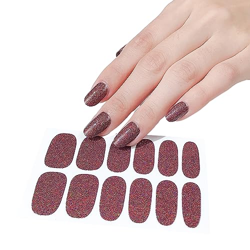 Politur-Aufkleber, vollständig verpackt, selbstklebende Kunstpolitur-Aufkleber für Frauen und Mädchen, Maniküre-Tipps von Fhkpsqkcn