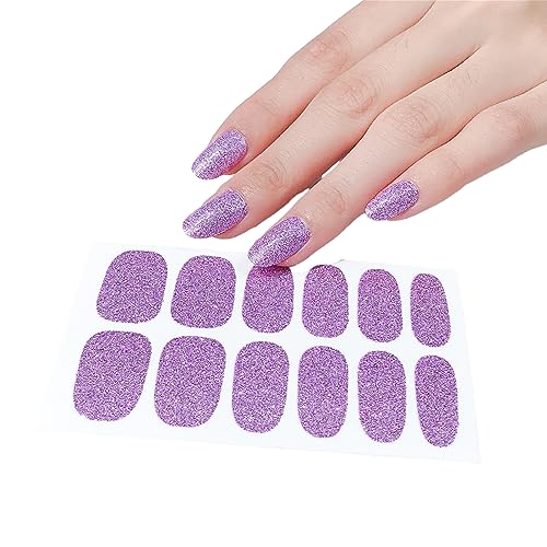 Politur-Aufkleber, vollständig verpackt, selbstklebende Kunstpolitur-Aufkleber für Frauen und Mädchen, Maniküre-Tipps von Fhkpsqkcn