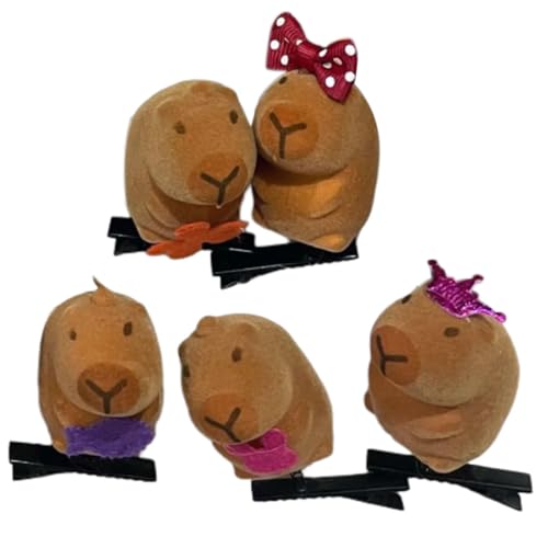 Schöne Capybaras Haarnadel Flocken Stehender Tierclip Für Kinder Und Erwachsene Beliebte Haarstyling Accessoires 1/5/10pcs Schöne Capybaras Haarnadel Flocken Stehender Tierclip Für Kinder Und Erwachsene Beliebte Haarstyling Accessoires 1/5/10pcs von Fhkpsqkcn