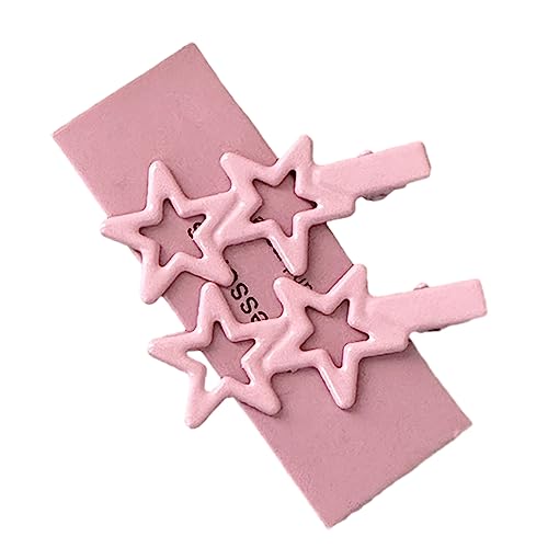 1 Paar Haarspange in Bonbonfarbe, Sterne, für Damen, süßer Charm, Haar-Accessoire, ästhetisch, cremefarben 1 Paar Haarspange in Bonbonfarbe, Sterne, für Damen, süßer Charm, Haar-Accessoire, ästhetisch, cremefarben von Fhsqwernm