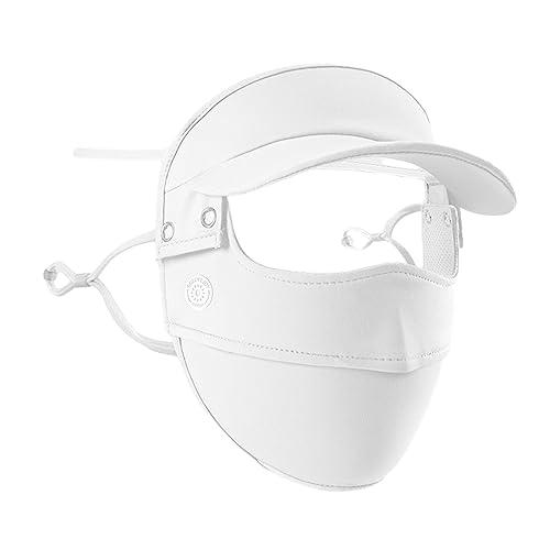 Fhsqwernm Sonnenschutz Eisseide Schutz Gesicht Sonnenschutz Outdoor Vollgesicht mit Augenschutz von Fhsqwernm