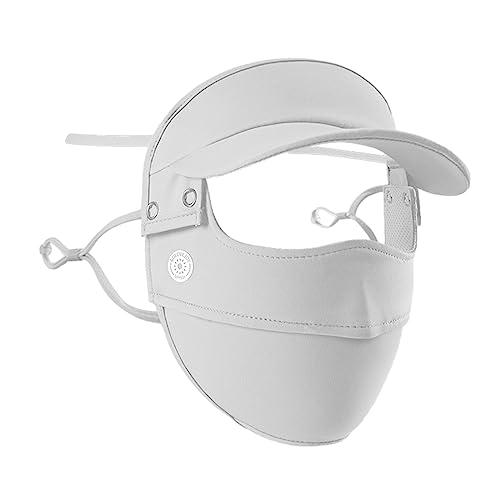 Fhsqwernm Sonnenschutz Eisseide Schutz Gesicht Sonnenschutz Outdoor Vollgesicht mit Augenschutz von Fhsqwernm