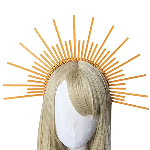 Fhsqwernm Sunbursts Cosplay Heilige Form Stirnband Festival Haarreifen Halloween Shows Kopfschmuck Neujahr Unisex Fhsqwernm Sunbursts Cosplay Heilige Form Stirnband Festival Haarreifen Halloween Shows Kopfschmuck Neujahr Unisex von Fhsqwernm