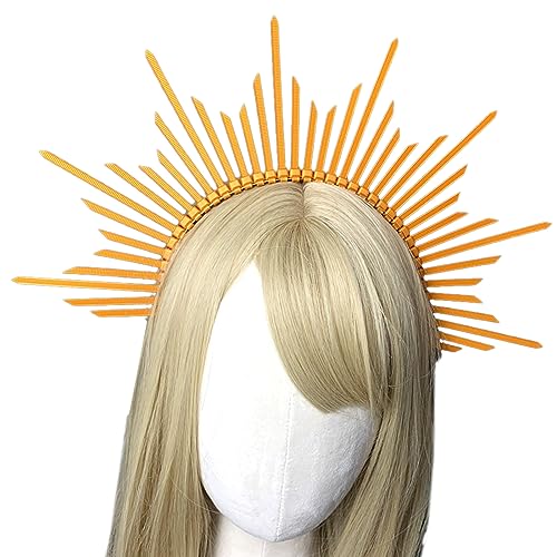 Fhsqwernm Sunbursts Cosplay Heilige Form Stirnband Festival Haarreifen Halloween Shows Kopfschmuck Neujahr Unisex Fhsqwernm Sunbursts Cosplay Heilige Form Stirnband Festival Haarreifen Halloween Shows Kopfschmuck Neujahr Unisex von Fhsqwernm