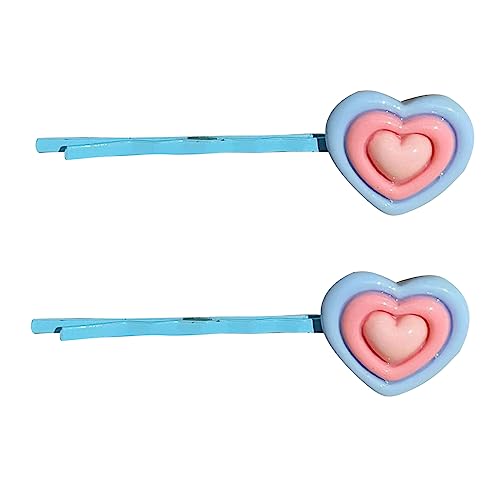 Haarnadeln in Herzform, cremefarben, glitzernde Haarspange für Damen, Haarclip für Damen Haarnadeln in Herzform, cremefarben, glitzernde Haarspange für Damen, Haarclip für Damen von Fhsqwernm