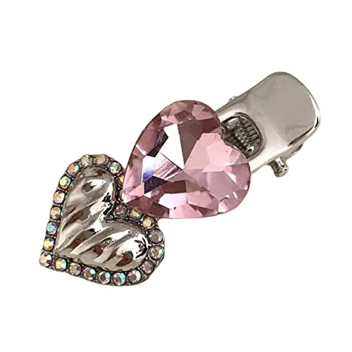 Haarspange in Herz-/Schmetterlingsform, kleine Haarspange, glitzernde Haarspangen, Metall-Haarnadeln, Haarschmuck für Damen Haarspange in Herz-/Schmetterlingsform, kleine Haarspange, glitzernde Haarspangen, Metall-Haarnadeln, Haarschmuck für Damen von Fhsqwernm