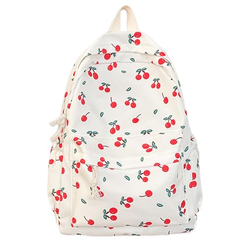 Modischer Rucksack Mit Japanischem Fruchtdruck Für Damen Schultasche Nylon Lässig Für Reisen Tagesrucksack Große Kapazität von Fhsqwernm