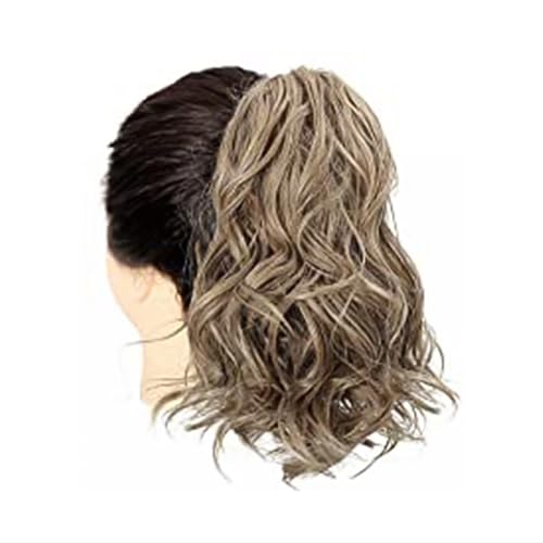 Natural Ponytail Extension Kurzes Lockiges Haarstück Pferdeschwanz Natürliche Wellige Synthetische Haare Für Frauen Und Mädchen von Fhsqwernm