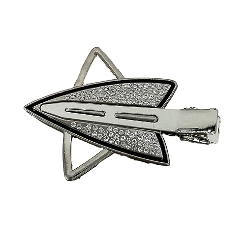 Stilvolle Metall-Haarspange mit Strasssteinen für Frauen, für Party, Hochzeit, fünfzackiger Stern, Haarspange, Geschenk Stilvolle Metall-Haarspange mit Strasssteinen für Frauen, für Party, Hochzeit, fünfzackiger Stern, Haarspange, Geschenk von Fhsqwernm