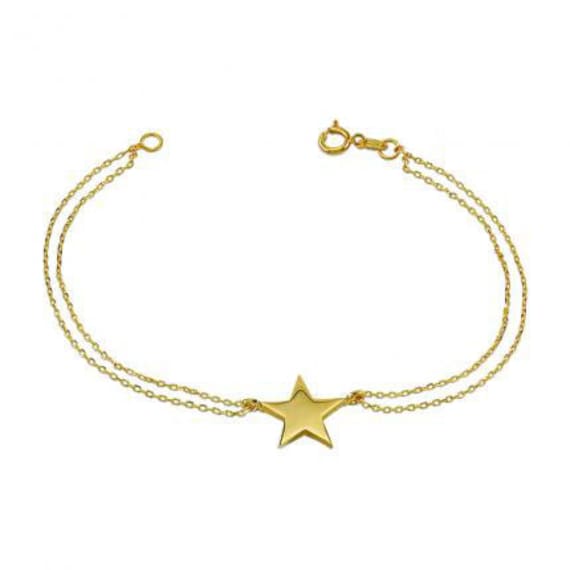 stern 14K 585Er Gold Armband Beste Preis von FiEMMA