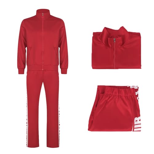 Fiamll Haikyuu Cosplay Nekoma Sportuniformen Kenma Cosplay Kostüm Sportbekleidung Volleyball Jacke Hosen Full Set L von Fiamll