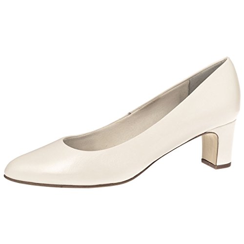 Fiarucci Brautschuhe Anya - Damen, Pumps, Ivory/Creme, Leder, Größe 41.5 von Fiarucci