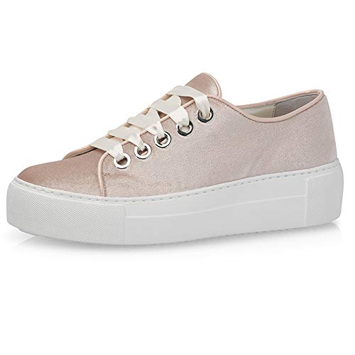 Fiarucci Brautschuhe Femm - Damen, Sneaker, Rose, Samt, Bequem Gepolstert, Hochzeitsschuhe, Gr. 36 (UK 3) von Fiarucci