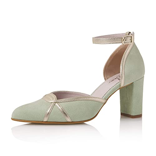 Fiarucci Damen Nowi - Mint Suede Leather Pumpe Gr. 38,5 (UK 5,5) von Fiarucci