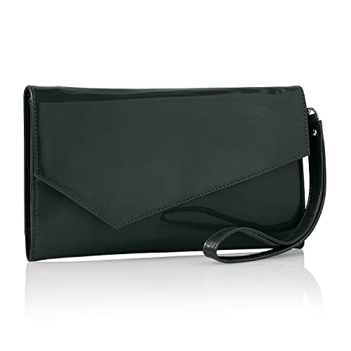 Fiarucci Handtasche Edsilia - Damen Brauttasche Black Patent von Fiarucci