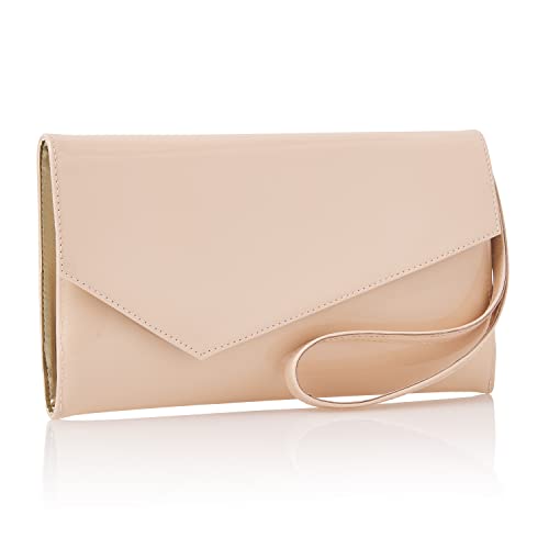 Fiarucci Handtasche Edsilia - Damen Brauttasche Nude Patent von Fiarucci