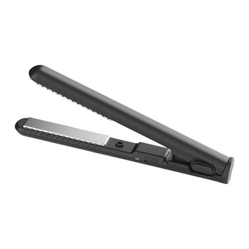 Fiauli 2-in-1-Haarglätter Curling Curling Iron USB Mini Dual Purpose Fast Heating Tragbares Reisewerkzeug für Frauen Leichtes Multifunktionsstyling Schwarz Fiauli 2-in-1-Haarglätter Curling Curling Iron USB Mini Dual Purpose Fast Heating Tragbares Reisewerkzeug für Frauen Leichtes Multifunktionsstyling Schwarz von Fiauli