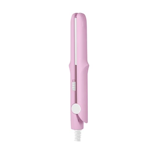 Fiauli Mini Friseurstyling Zauberstab schneller Heizkurpfen Eisenglätter tragbarer Multifunktions -Keramik -Bon -Locken -Locken flacher Frauen Rosa von Fiauli