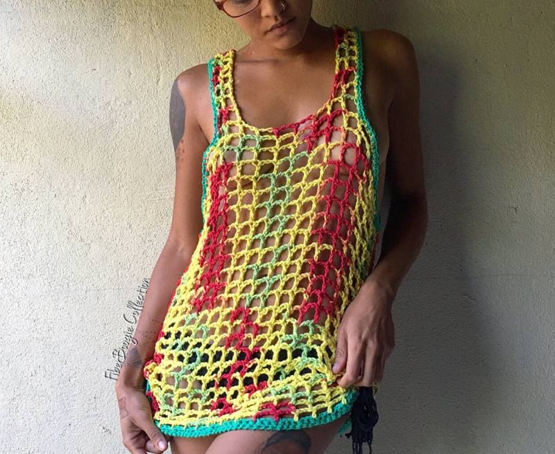 Benutzerdefiniert - Box-stich-Kleid von FiberBoogie