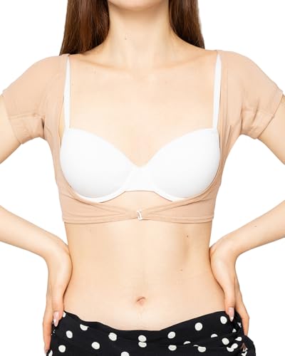 Fibershirts® – Anti-Schweiß-Oberteil für Damen – Saugfähiges und weiches Damen-Unterhemd – Schützt 100% vor Schweißflecken – Top Damen – ArmPads Pro und Silver-Behandlung – Top – Damen Tops von Fibershirts