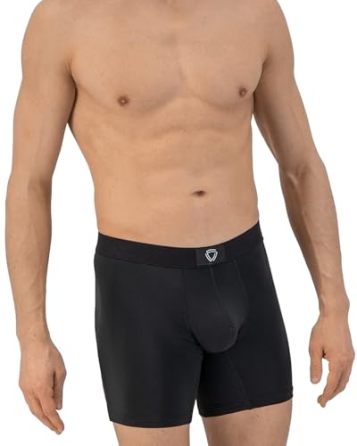 Fibershirts® Boxershorts Herren Anti-Schweiß – 100% Keine Schweißflecken – Unterhosen Männer mit Weichem und Atmungsaktivem Stoff - Unterwäsche Herren mit Antibakterieller SILVADUR Technologie von Fibershirts