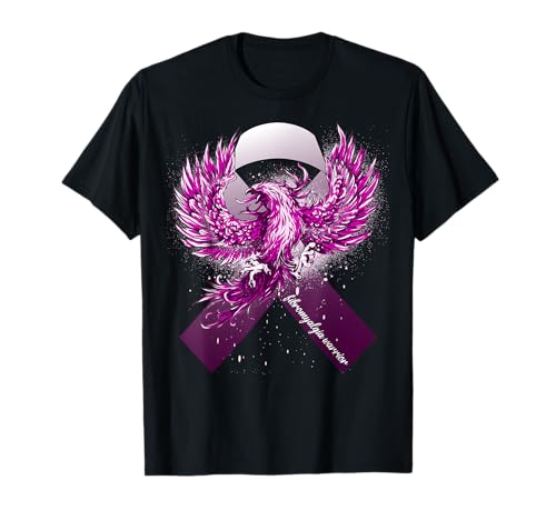 Fibromyalgia Awareness T-Shirt von Fibromyalgia and Fibromyalgie Awareness Apparel für Damen und Herren in Schwarz, Größe S, Klassische Passform, Halbarm, Rundhals-Ausschnitt, Polyester 100% von Fibromyalgia and Fibromyalgie Awareness Apparel