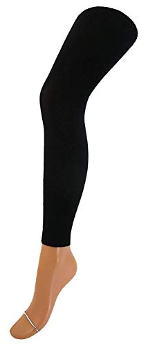 Fibrotex Kinder-Leggings 370 TB lang (110-116, schwarz) von Fibrotex