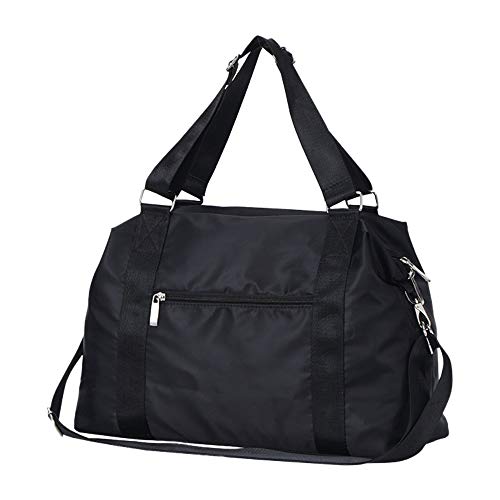 Ficher Mode Damen Fitness Tasche Sport Nass und Trocken Training Yoga Tasche GroßE KapazitäT GepäCk Tasche Schwarz von Ficher