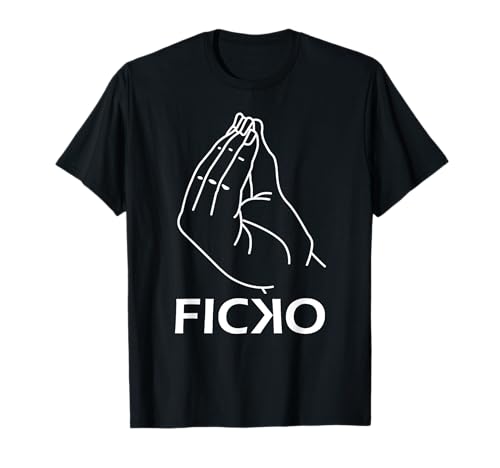 Ficko | Herren Unisex T-Shirt Schwarz S Klassisch Kurzarm Crew-Ausschnitt Perfekt für Ficko, Geburtstag, Weihnachten von Ficko Shirt