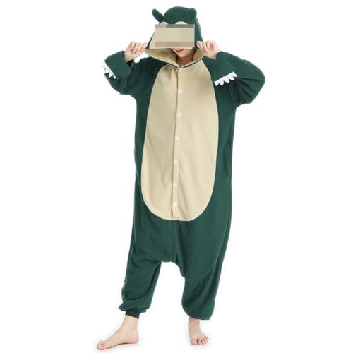 Ficlwigkis Onesie Jumpsuit Tier Relaxo Kostüm Pyjama Fasching Dress für Erwachsene Damen Herren Karneval Halloween Kostüm von Ficlwigkis