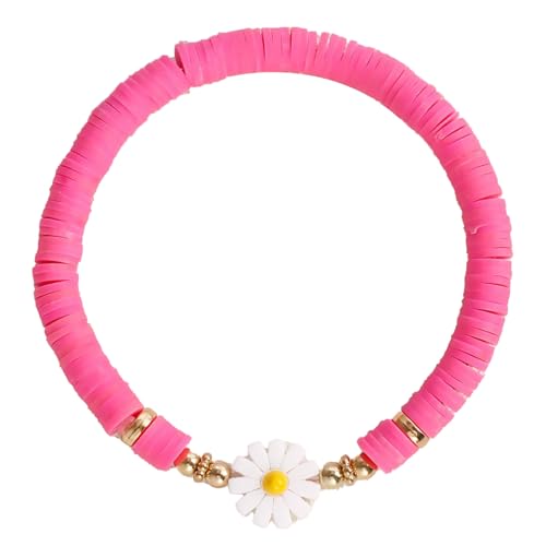 Fictory Damen-Armband aus Ton – niedliches Gänseblümchen-Design, weich, handgefertigt, perfekt für Sommer-Strandausflüge Fictory Damen-Armband aus Ton – niedliches Gänseblümchen-Design, weich, handgefertigt, perfekt für Sommer-Strandausflüge von Fictory