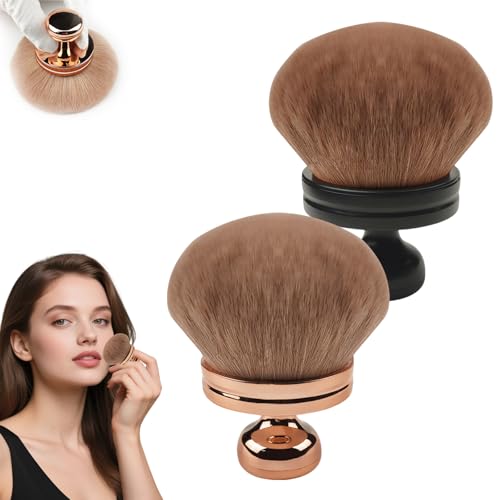 Körperpinsel,extra Large Body Makeup Brush,extra Großer Make-up-pinsel for Den Körper,Concealer Pinsel,tragbarer Beine Rücken Arme Tool Für Gleichmäßige Deckkraft All-over Teint Perfektionierer-B-2pcs von Ficugxd