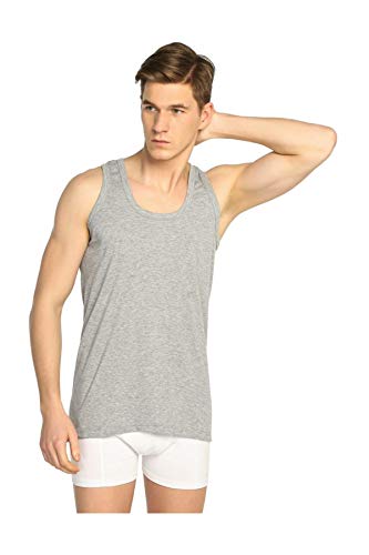 Fidan 6er Pack Herren Baumwolle Unterhemd Classic Grau Business Ohne Nähte Tank Top Ärmellos Herren unterhemden (as3, Alpha, x_l, Regular, Regular) von Fidan