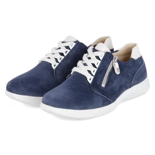 Fidelio Damen Schnürschuhe/sportliche Halbschuhe Blau Rauleder, 10-Englisch:5, Color:blau von Fidelio