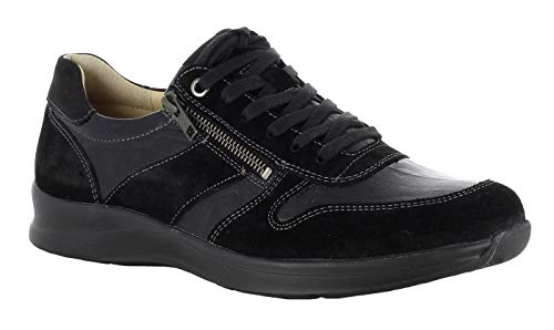 Fidelio Hallux Harry H 81610410 schwarz Herren Halbschuhe, Gesundheitsschuhe, extra breit und super weich EU 46 von Fidelio
