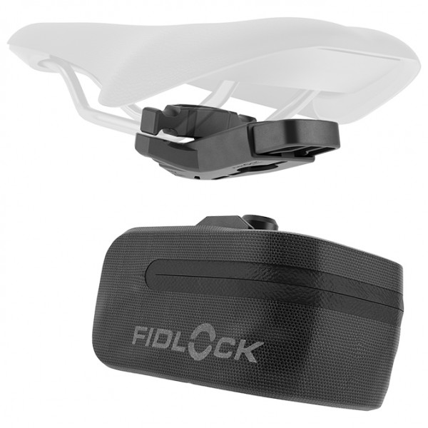 Fidlock - Saddle Bag 400 + Saddle Base - Fahrradtasche Gr 400 ml grau von Fidlock