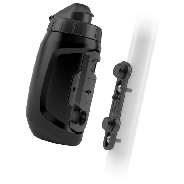 Fidlock - Twist Bottle 450 + Bike Base - Fahrrad Trinkflasche Gr 450 ml grau/schwarz von Fidlock