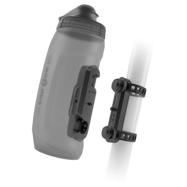 Fidlock - Twist Bottle 590 + Uni Base - Fahrrad Trinkflasche Gr 590 ml grau von Fidlock