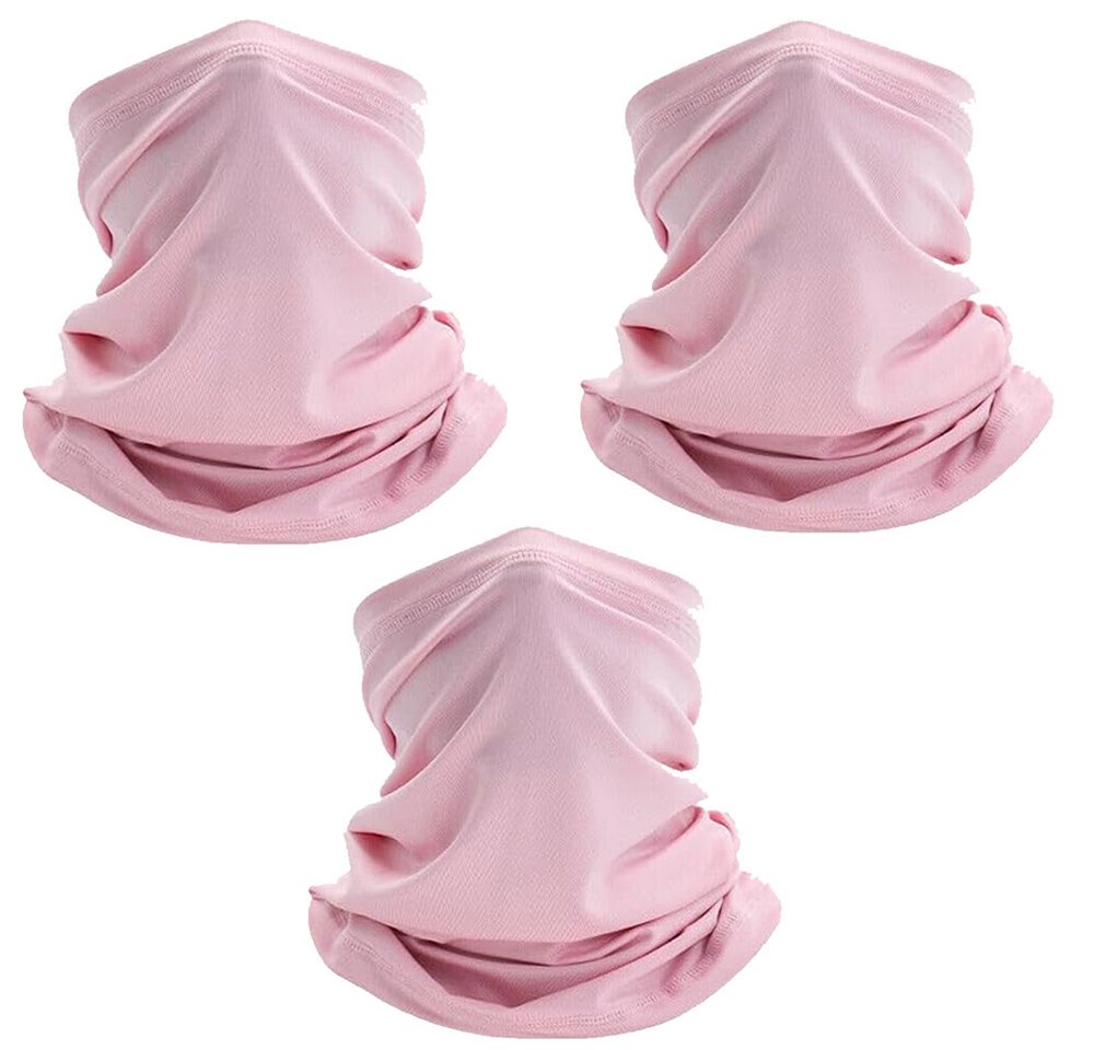 Fiducia Fleeceschal Schlauchschal Motorrad Fleece, (3-St), Multifuntionstuch Loop Schal Winter Halstuch Ko (Weiss) von Fiducia