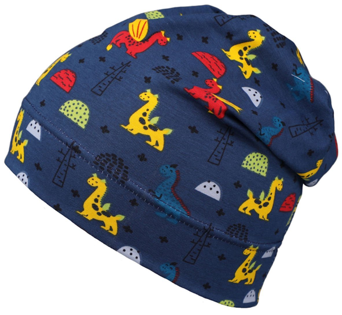 Fiebig Beanie Fiebig Beanie Mütze Drachen Jungen Sommermütze (nein) von Fiebig