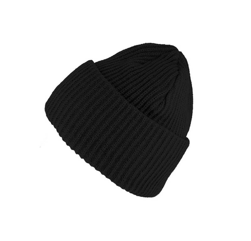 Fiebig Beanie Oversize Strickmütze Ecoline mit Umschlag von Fiebig