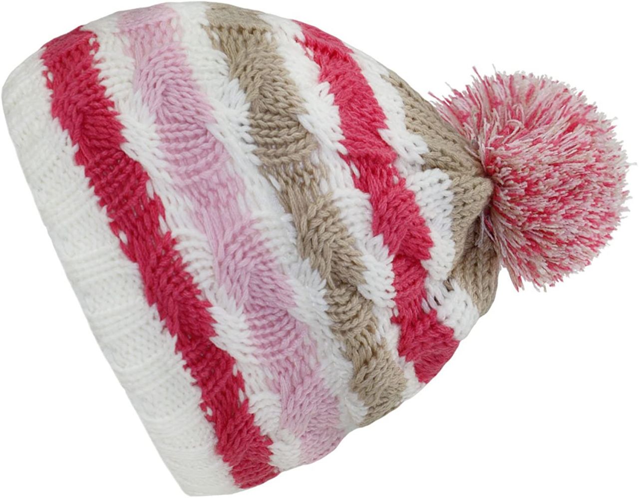 Fiebig Bommelmütze Strickmütze Mädchen von Fiebig