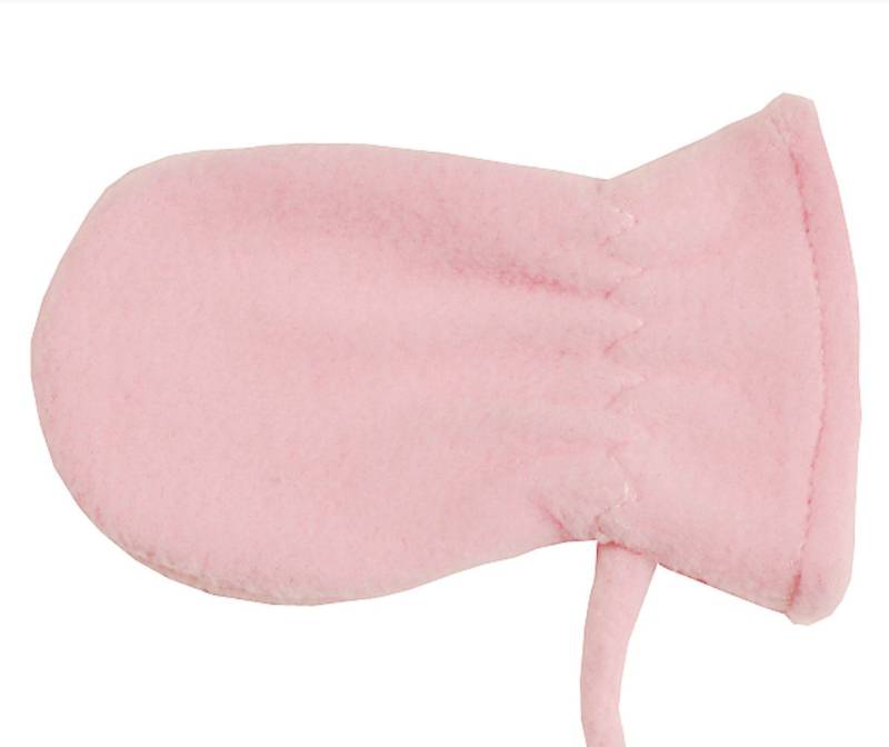 Fiebig Fäustlinge Fiebig Baby Fleece Handschuhe o Daumen m Band versch. Farben von Fiebig