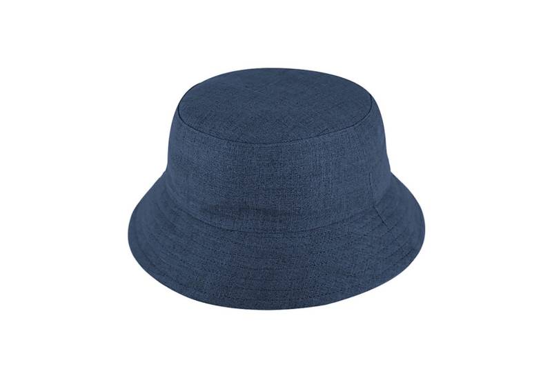 Fiebig Fischerhut Fischerhut Leinen uni UV-Schutz Jeansblau von Fiebig