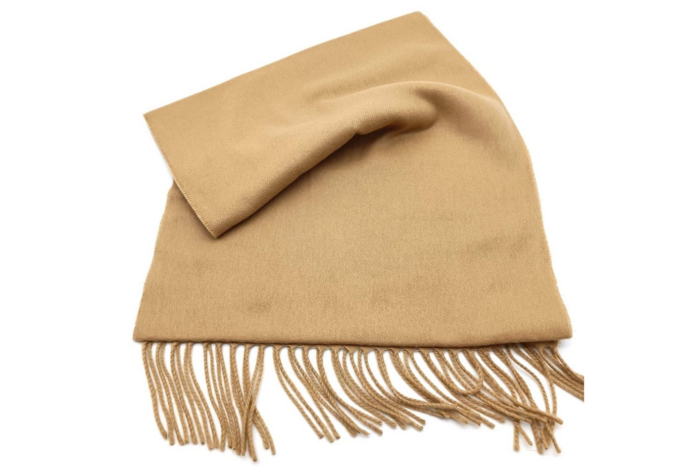 Fiebig Modeschal Cashminkschal 180x30 cm beige von Fiebig