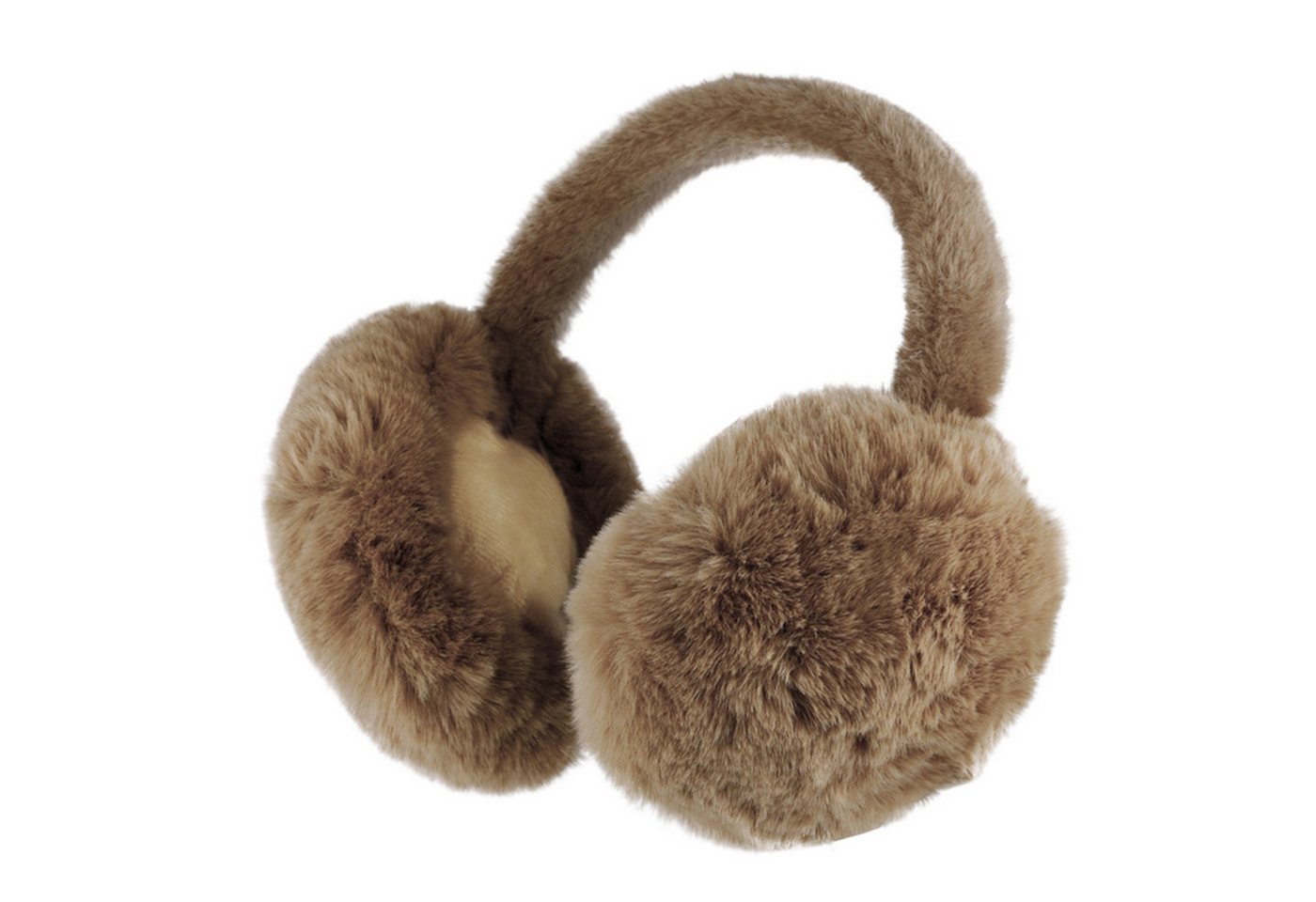 Fiebig Strickmütze Kuschelige Ohrenschützer mit Kunstfell klappbar für Damen von Fiebig